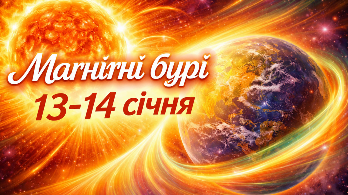 Магнітні бурі 13-14 січня 2026: як жінкам зберегти гарне самопочуття та не зірватися емоційно