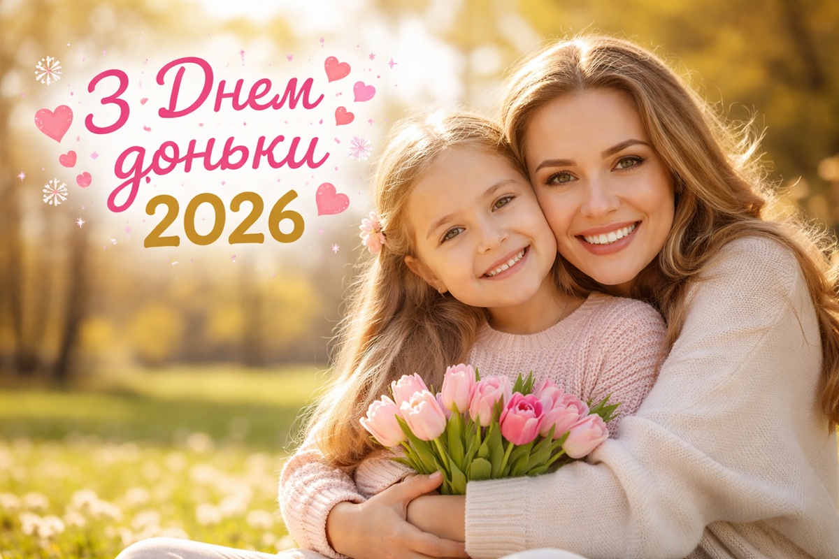 Зі Всесвітнім днем доньки 2026: добрі побажання прозою, листівки, картинки, SMS та вірші українською